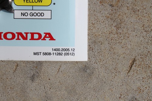BatteryMate BM-150-9 Safety Poster Shop Sign Ride In Red Honda Ad 6402 Z5 - Picture 5 of 7