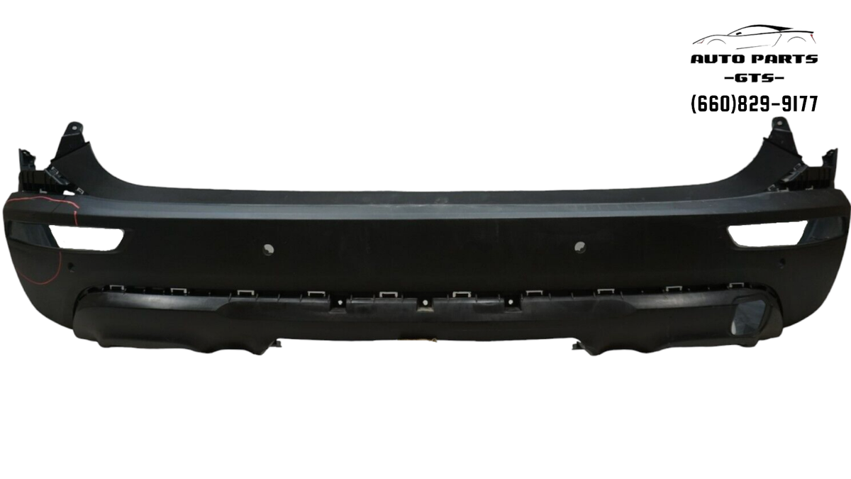 2020-2022 KIA TELLURIDE LX REAR BUMPER COVER W SENSOR HOLES OEM