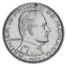 Monaco 1 franc 1968 F-VF