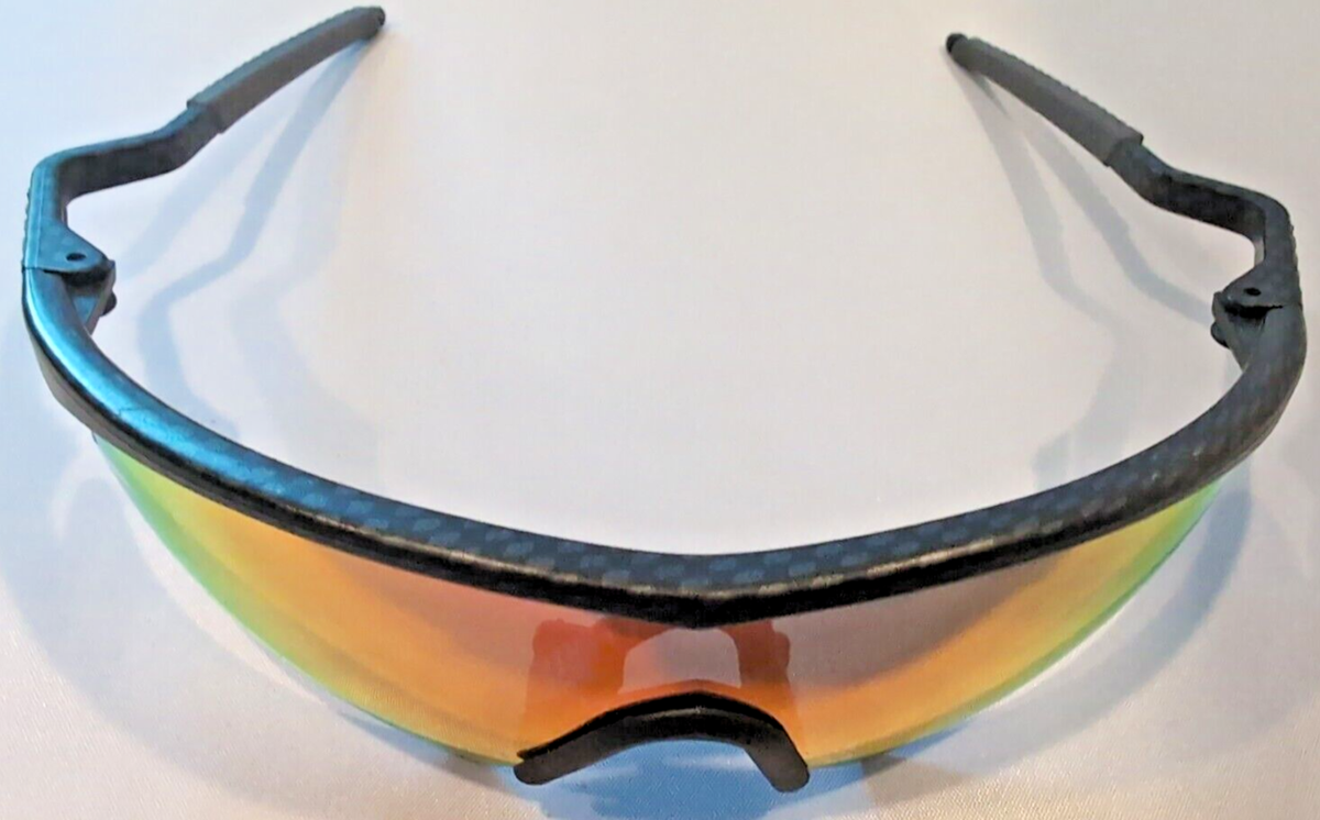 OAKLEY M FRAME MUMBO GEN 1 CARBON FIBER +RED IRIDIUM SWEEP LENS