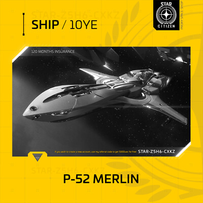 Star Citizen - KRUGER P-52 MERLIN - (10 Years Insurance)