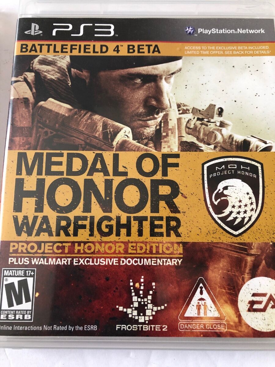 medal of honor warfighter ps3 limited edition w battlefield 4 beta