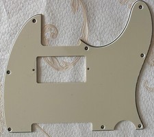 Pick Fits Fender Telecaster 8-Hole Humbuck Guitar Pickguard,3 Ply Vintage Yellow