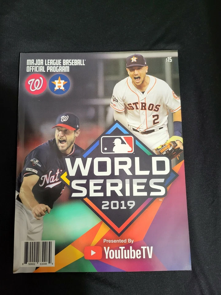 2019 World Series Program Washington Nationals vs Houston Astros. MLB - Image 2 of 3