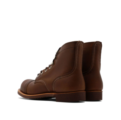 Red Wing Heritage Men's Round Toe Boots Iron Ranger 8111 Amber
