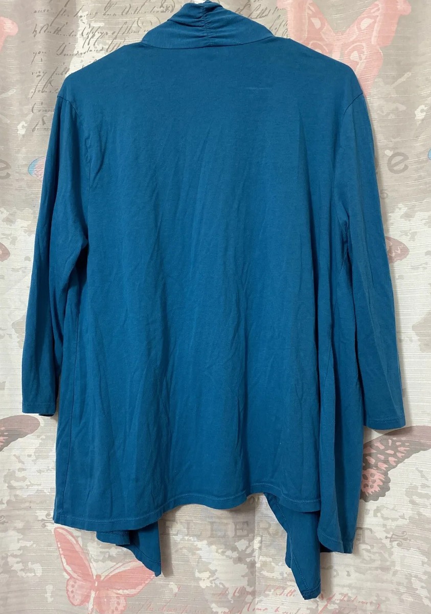 Haut Col Rond 3/4 Manches Charlotte Russe - Gris, Violet, Bleu - Taille S - Occasion Bon état
