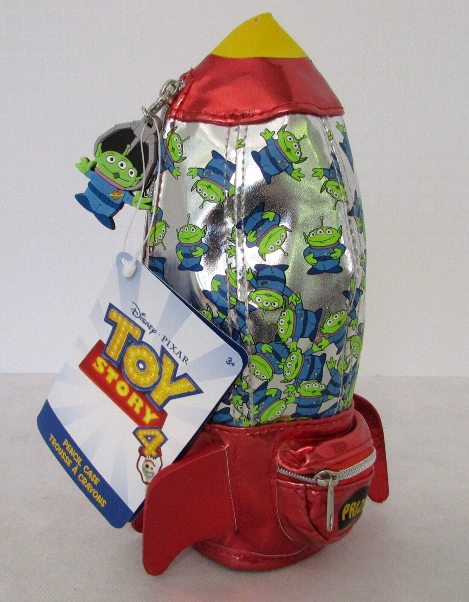 Disney Store Toy Story Pizza Planet The Claw Aliens Zip Pouch