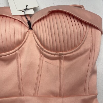 Lavish Alice Pink pleated Corset Satin MIDI Dress Women's Size 2 Defect | eBay Lavish Alice Pink pleated Corset Satin MIDI Dress Women's Size 2 Defect | eBay