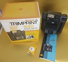 Kodak Trimprint 940 Instant Camera Vintage In Box As It Came Parts Only