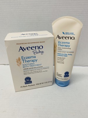 aveeno eczema therapy soothing bath treatment