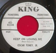 Oscar Toney Jr. – I've Found A True Love / Keep On Loving Me (45-6108) promo