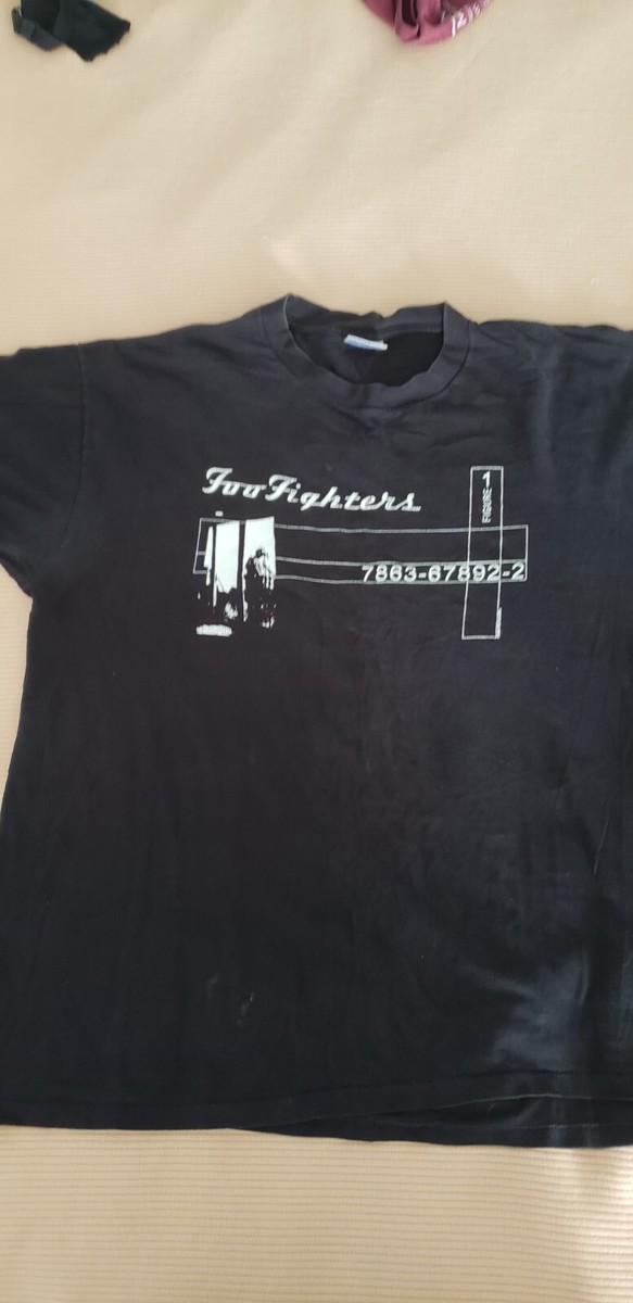 レッド・ホット・チリ・ペッパーズ /フーファイターズ Tシャツ TOUR2000 RED HOT CHILI PEPPERS×Foo Fighters Tee【Dead Stock】 - イエロー