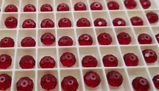 5040 Swarovski  Siam Briolette Beads 8mm  10pcs / pack
