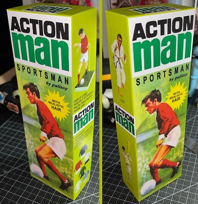 ACTION MAN SOCCER SPORTSMAN CUSTOM BOX ONLY See Description