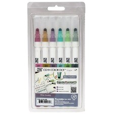 Kuretake TCSD-6100/6VB Zig Clean Color Dot Ma...