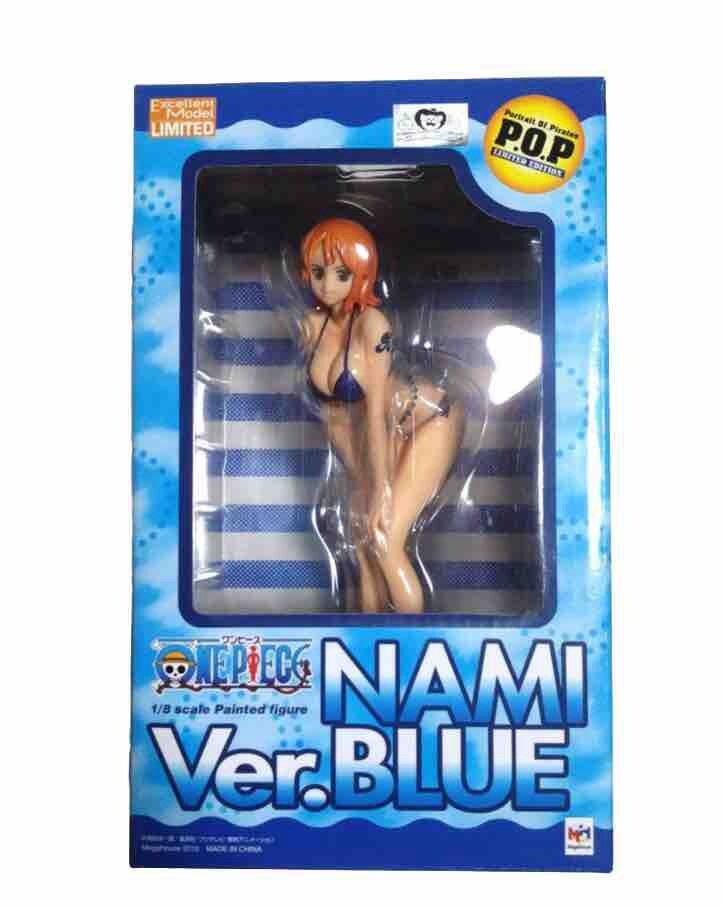 One Piece Figure Nami POP Limited Edition Ver.Blue 1/8 Scal