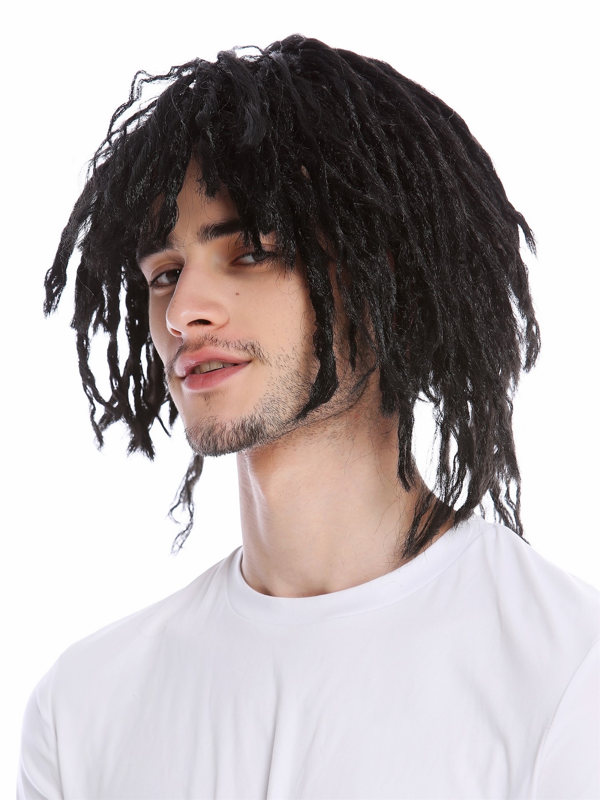 Wig Men's Women's Carnival Dreadlocks Rasta Look Afro Caribbean Short Black  | eBay