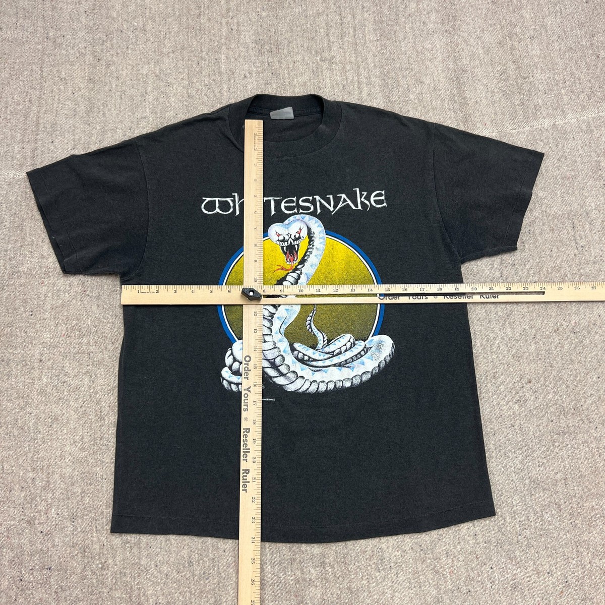 87年製·ビンテージ!ホワイトスネーク“アメリカツアー1987-88”　黒　L Vintage Whitesnake Shirt Mens Medium Black 1987 Tour | eBay
