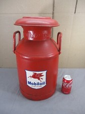 Vintage Standard Oil Indiana /Mobil 5 Gallon Liquid Gas Can Lid Mobiloil Pegasus