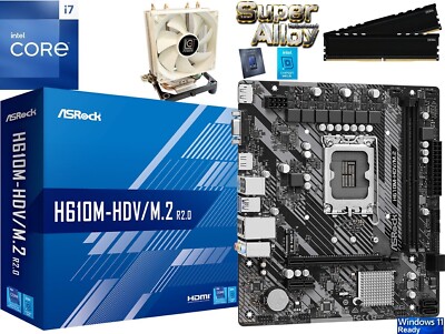 PC Aufrüstkit Bundle Intel Core i7-12700 bis 64GB DDR4 mit ASRock H610M-HDV