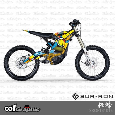 GRAPHICS DECALS STICKERS FULL KIT FOR SUR-RON LIGHT BEE FIREFLY ELECTRIC MX BIKE