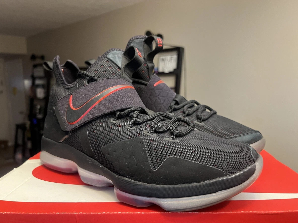 Nike Lebron 14 XIV Black Basketball Shoes Sz. 9.5 eBay