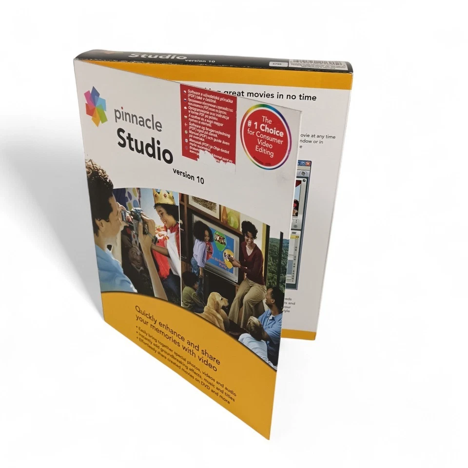 Pinnacle Studio Version 10 Video Editing Software Windows XP DVDs & Manuals Pack - Image 4 of 4