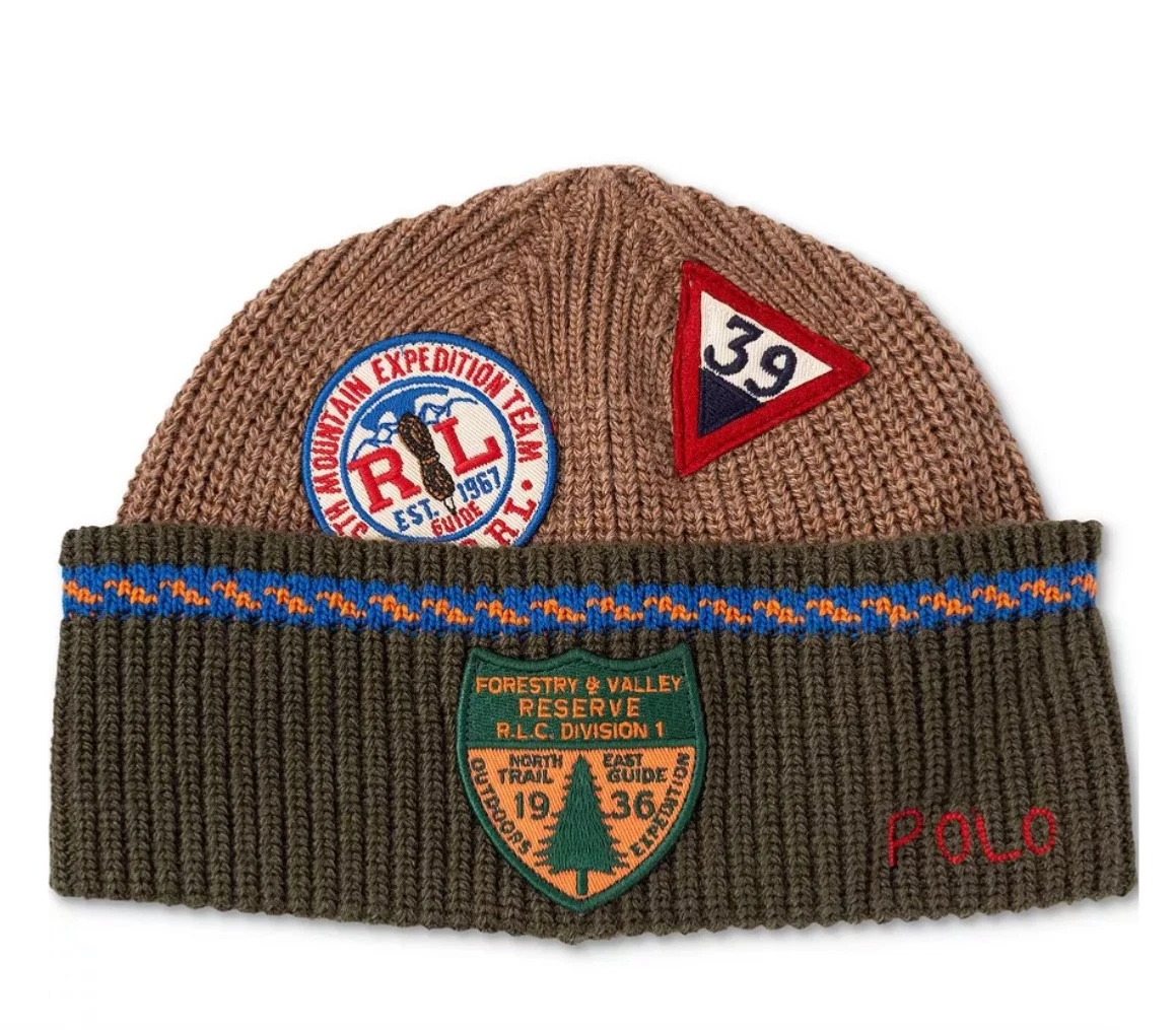 Polo RALPH LAUREN Forestry Expedition Patch Beanie Skully Toque Hat
Opens in a new window or tab