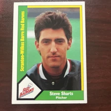 STEVE SHARTS Baseball's Dirtiest Funniest Name Real 1990 CMC Issued Trading Card