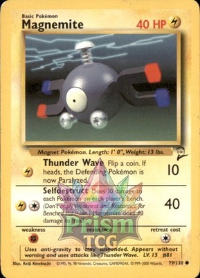 Magnemite 79/130 Common Base Set 2 Pokemon