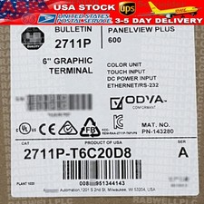 2711P-T6C20D8 PanelView Pl 6 Graphic Terminal 2711P-T6C20D8 US Free Tax