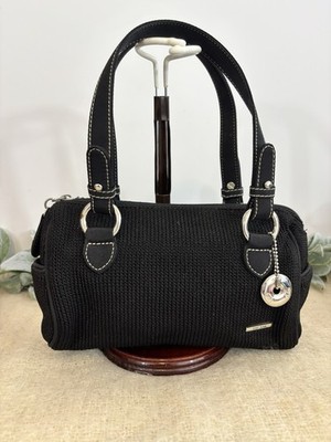The Sak Mini Bag Black Purse Double Handle Zip Top Y2K 90s 00s