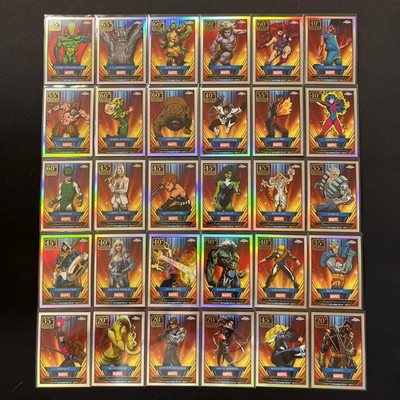 2025 Topps Chrome Marvel Anniversaries Complete 30 Card Complete Set #MA1-30