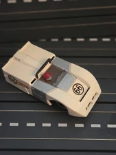 1971 TYCO PRO #8817 White Chaparral 2J #66 HO Slot Vacuum Cleaner Car Great Wow