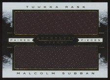 2015-16 Panini Anthology Paired Pieces Tuukka Rask/Malcolm Subban 068/199 #PP-RS