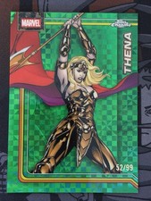 2026 Topps Chrome Marvel Comics Thena #176 Green X-Fractor Refractor /99