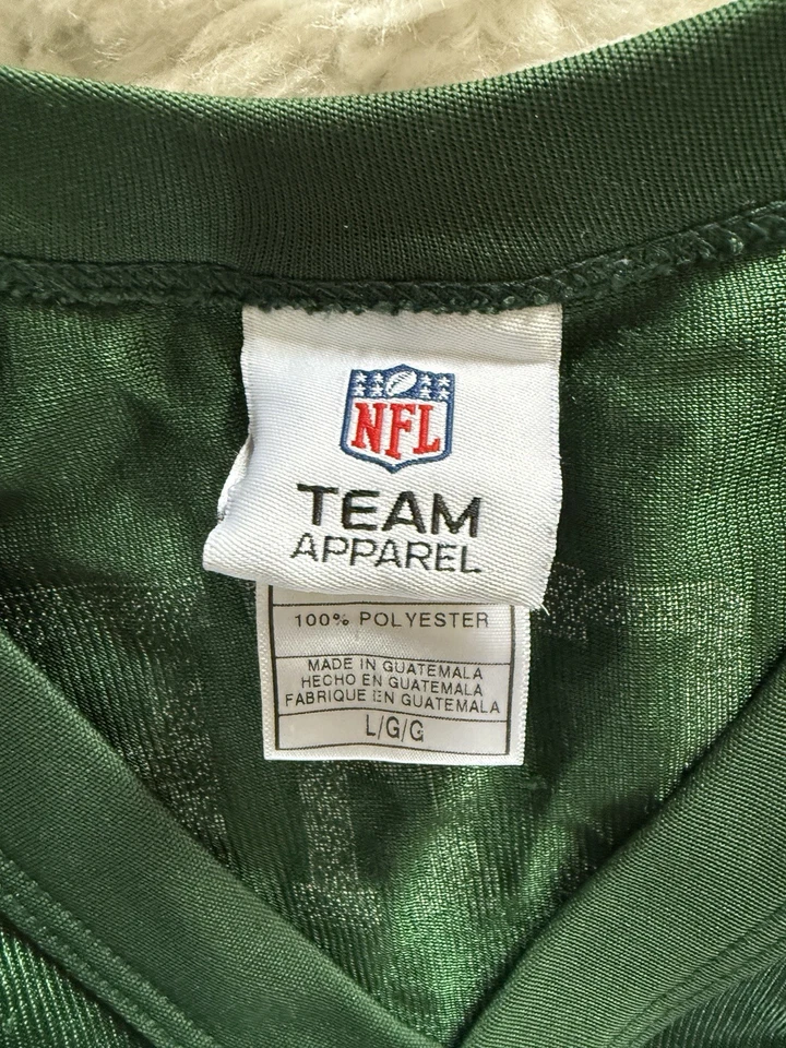 Camiseta de los New York Jets Sánchez #6 camiseta verde de fútbol americano de la NFL gran fanático Foto 3 de 4