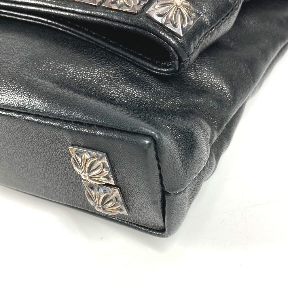 CHROME HEARTS Two fold Pyramid Studs Dagger Zip Bag Pouch Clutch bag thumbnail 7