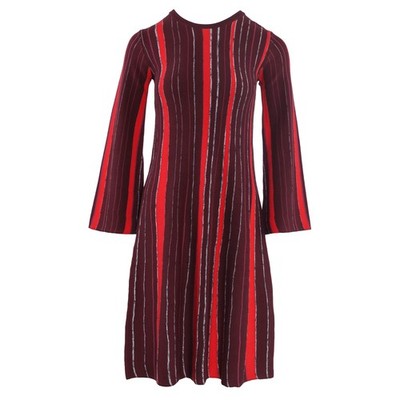 Max & Co Damen Kurzes Strickkleid Mehrfarbig Gestreift Größe XS Max Mara 63219520