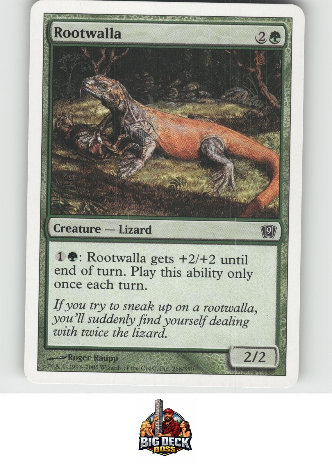Rootwalla 9th Edition Common 268 MTG Moderately Played