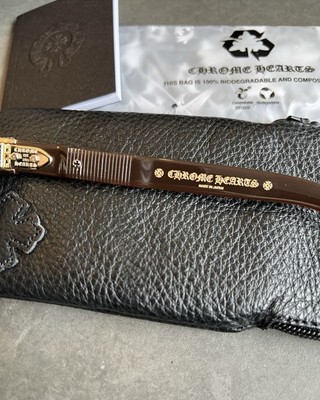 Chrome Hearts Pen 15 Brown / Gold Glasses - Box Officer