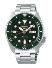 Seiko 5 Sports SRPD63K1 Green Automatic Diver Style Watch Men Japan New