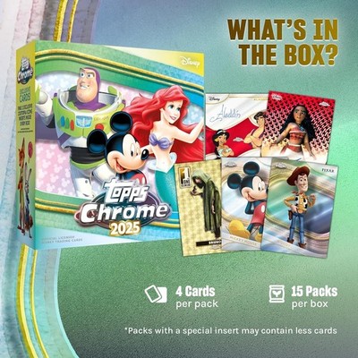 2025 TOPPS CHROME DISNEY FACTORY SEALED MEGA BOX IN HAND READY TO SHIP |  eBay