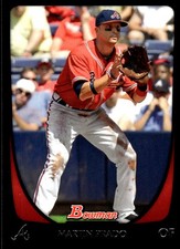 Martin Prado 2011 Bowman #149 Atlanta Braves MLB READ FREE SHIPPING AutographDen