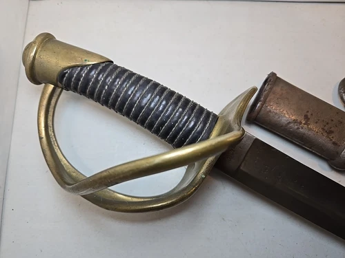 1848 Ames Civil War Model 1840 Cavalry Sword Saber w/Scabbard