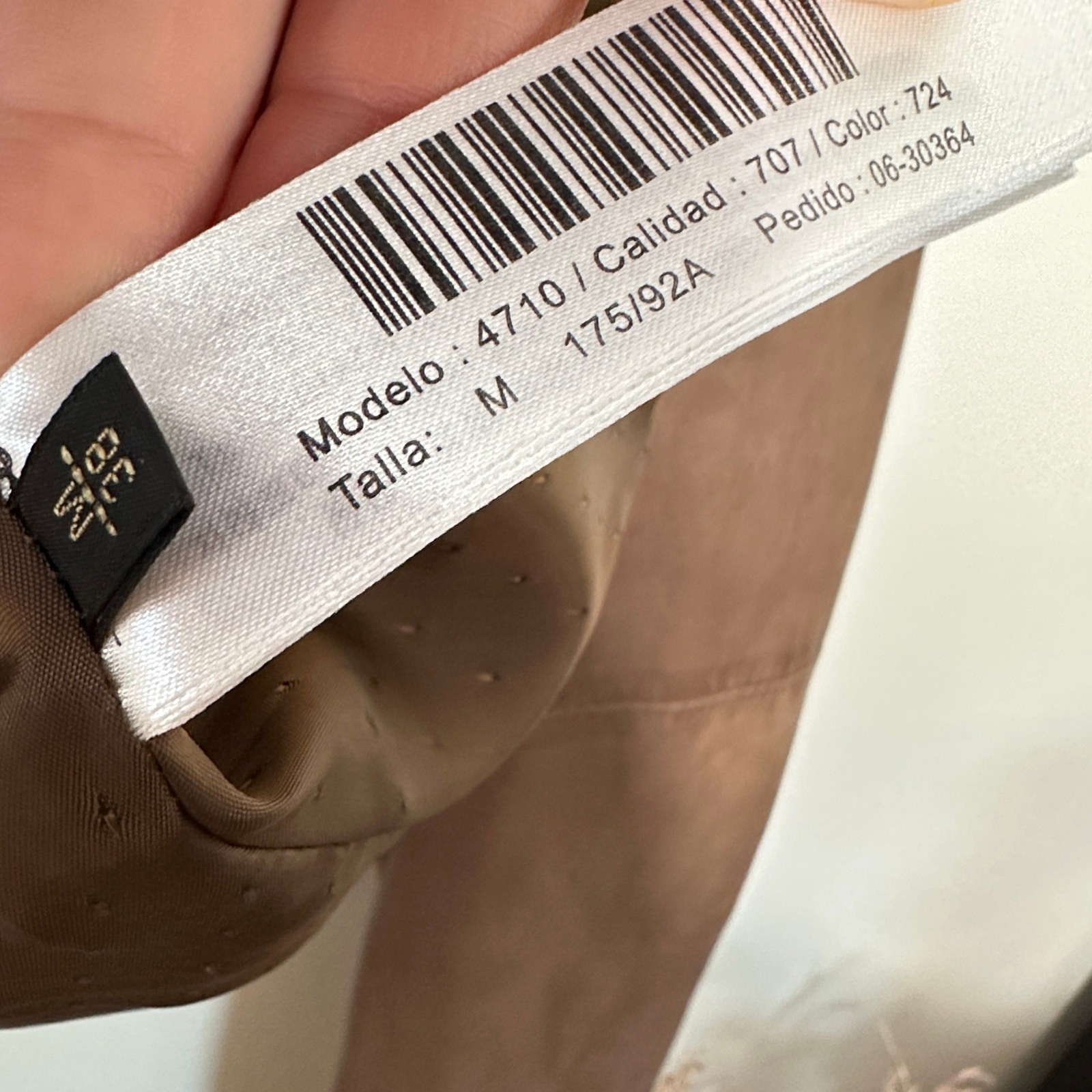 MASSIMO DUTTI 100% Leather Sheepskin Moto Bomber Jacket Cognac Brown Sz M $690 thumbnail 7