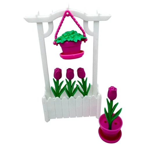 Mattel Barbie Garden Furniture & Accessory Set Vintage 1995 Plastic White Fence