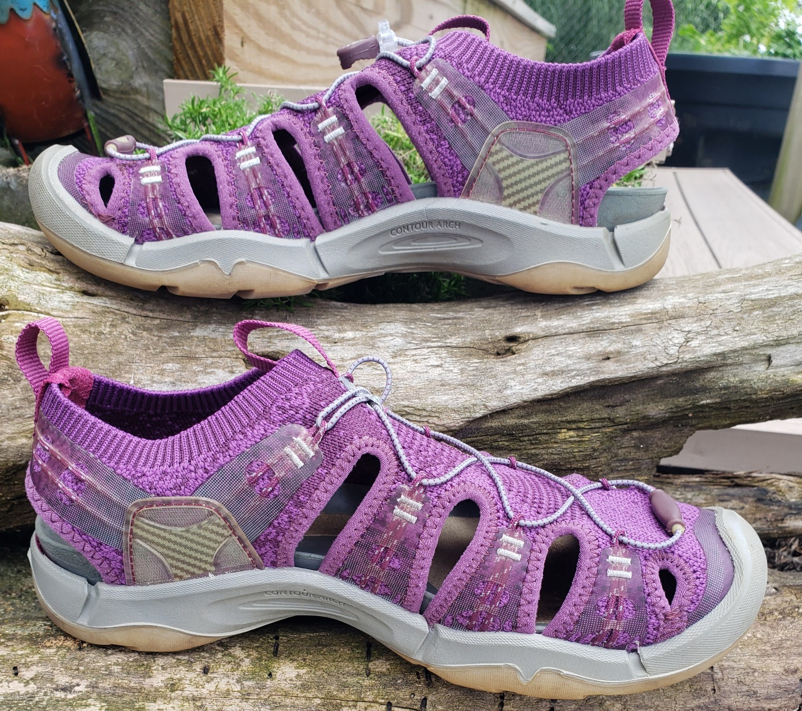 Keen sandali da trekking outdoor scarpe impermeabili donna 9 viola grigio 010917 flex