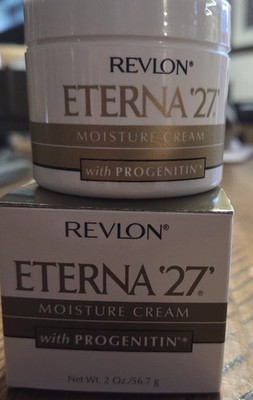 NEW AUTHENTIC Revlon Eterna 27 Moisture Cream WITH PROGENITIN 2oz Face Skin
