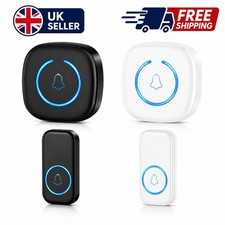Waterproof Wireless Doorbell 1000ft Long Range Battery Operated Home Cordless
